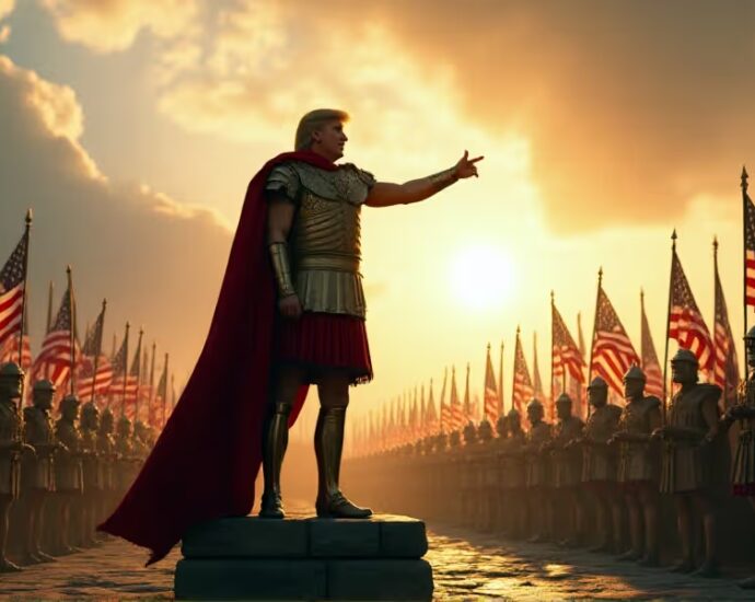 Trumps America Great Again I | satirisches Symbolbild KI-generiert © 2026 EMH 2026 JS by Flux