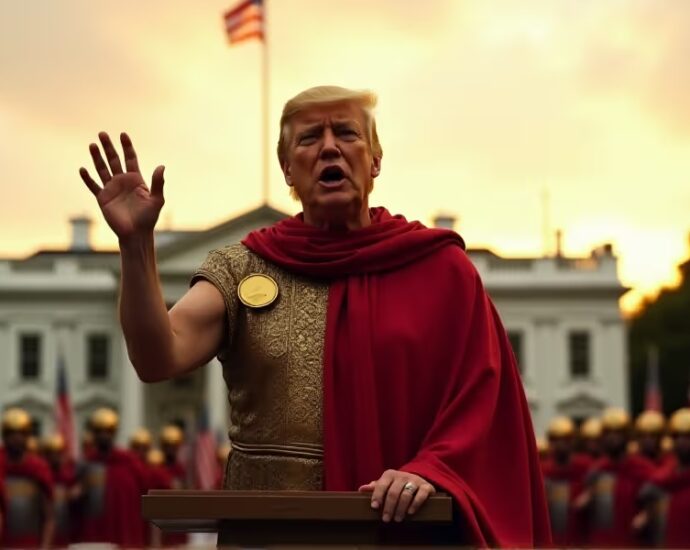 Trumps America Great Again VI | satirisches Symbolbild KI-generiert © 2026 EMH 2026 JS by Flux