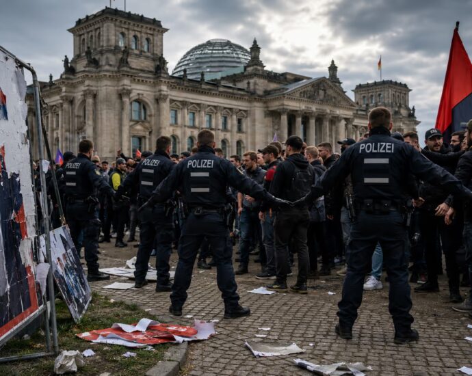 AfD im Fadenkreuz politischer Gewalt | Symbolbild KI-generiert © 2026 EMH AG JS by OpenAI 5.5