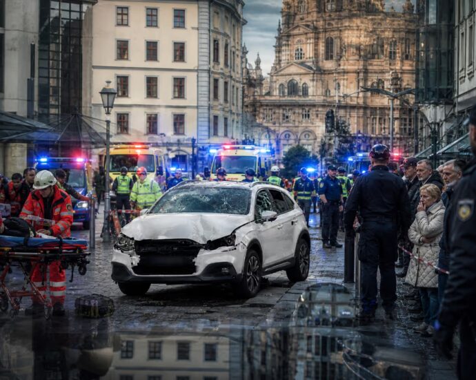 Leipzig: Auto rast in Menschenmenge – und alle fragen: Warum? | Symbolbild KI-generiert © 2026 EMH AG JS by OpenAI 5.4