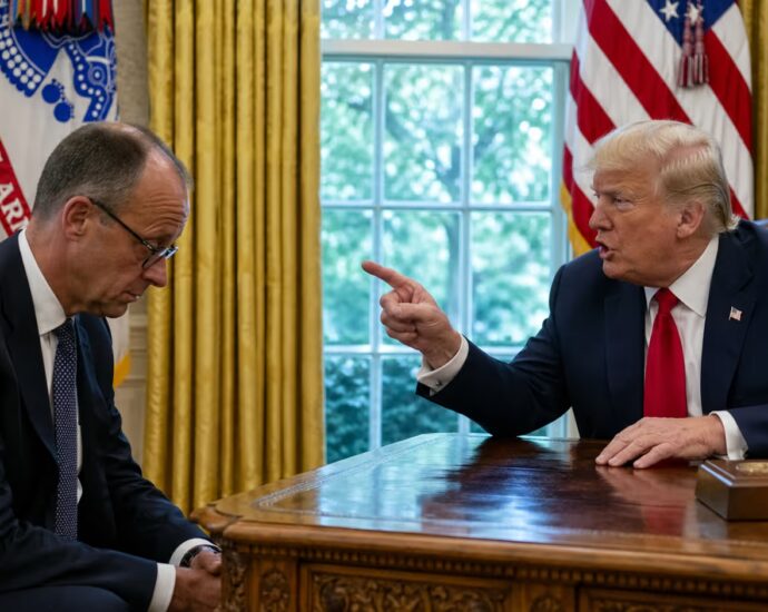 Trump gegen Merz: Wenn Iran-Politik zur Führungsfrage wird | Symbolbild KI-generiert © 2026 EMH AG JS by OpenAI 5.4