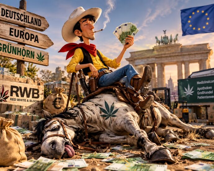 RWB & Grünhorn: Lucky Luke auf einem toten Gaul? | Symbolbild KI-generiert © 2026 EMH AG JS by OpenAI 5.5