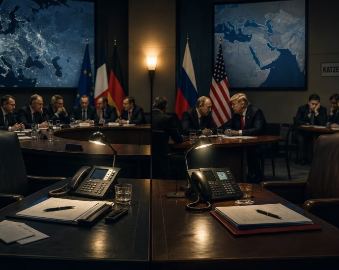 Glückwünsche: Putins Telefonat mit Trump | Symbolbild KI-generiert © 2026 EMH AG JS by OpenAI 5.5